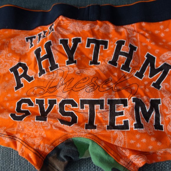 Diesel The Rhythem System Camo Boxer Briefs Size S - Picture 4 of 11